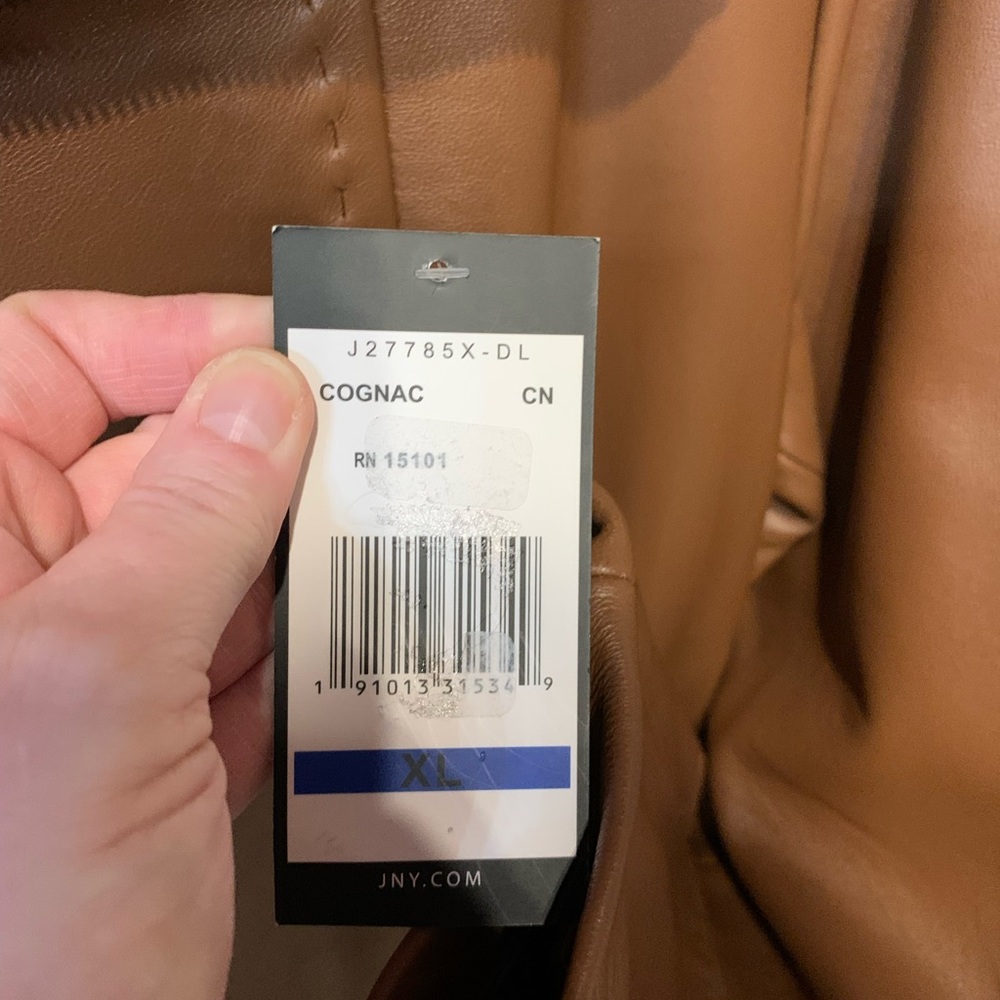 ☀️Brown Leather Coat☀️ NWT - Picture 11 of 11